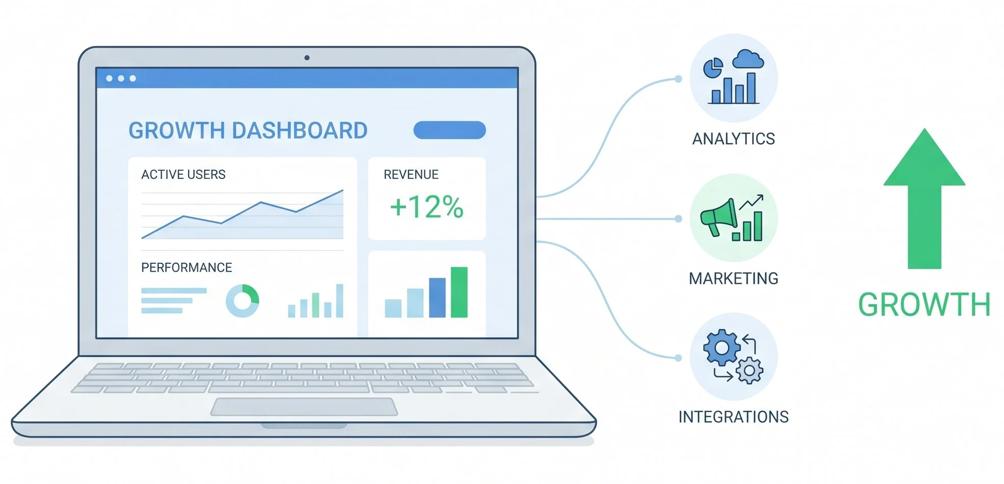backlink outsourcing concept showing SEO growth and link building strategy