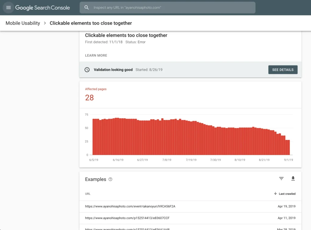 mobile seo checklist displayed on smartphone screen showing google search console mobile usability audit results